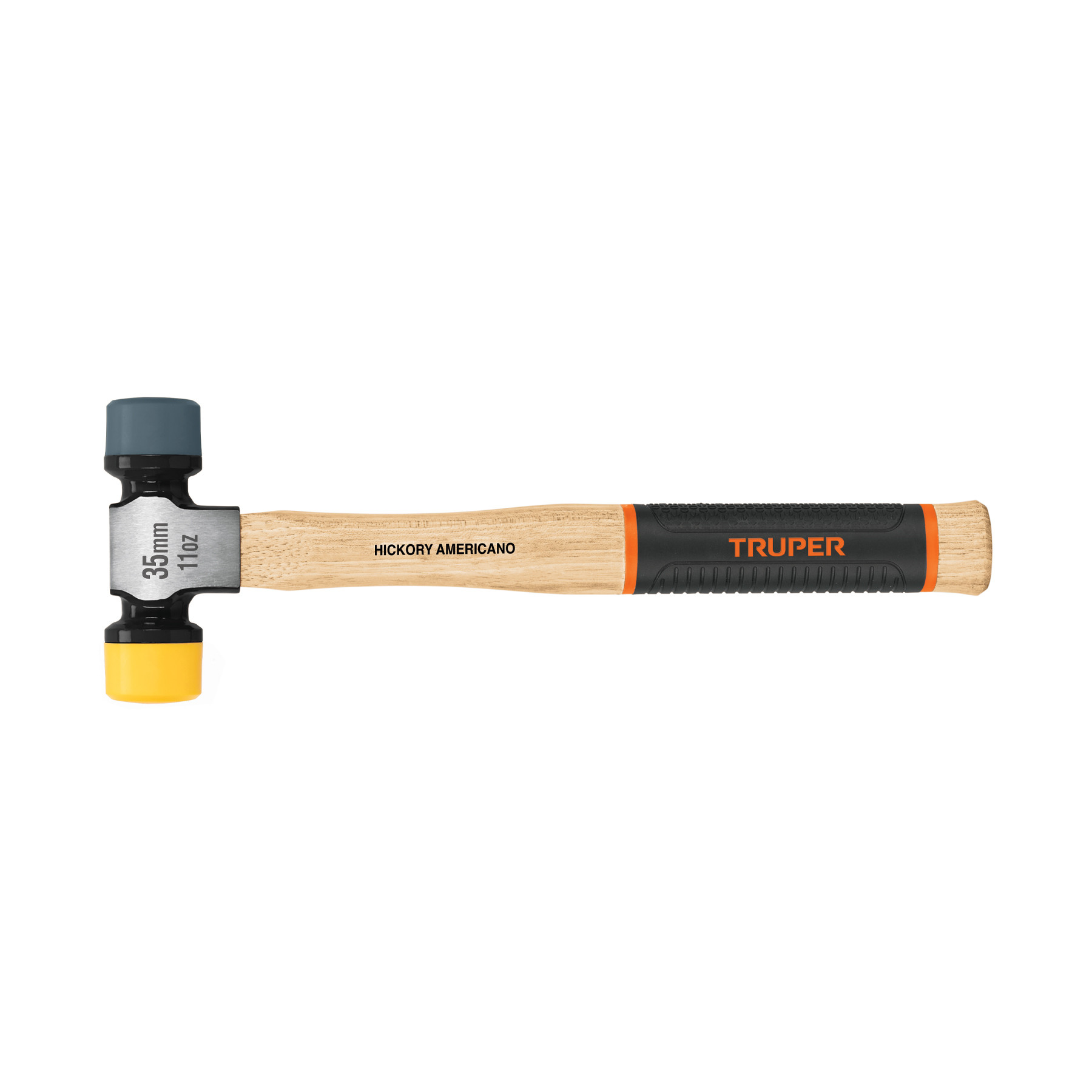 Martillo 35 mm con caras suaves intercambiables, TRUPER Grip