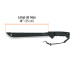 Machete doble filo 14", cacha inyectada, con funda, TRUPER