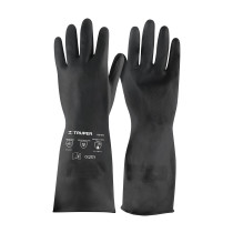 Guantes para manejo de solventes, negros