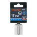 Dado de 17 mm, 6 puntas, cuadro 3/8", TRUPER