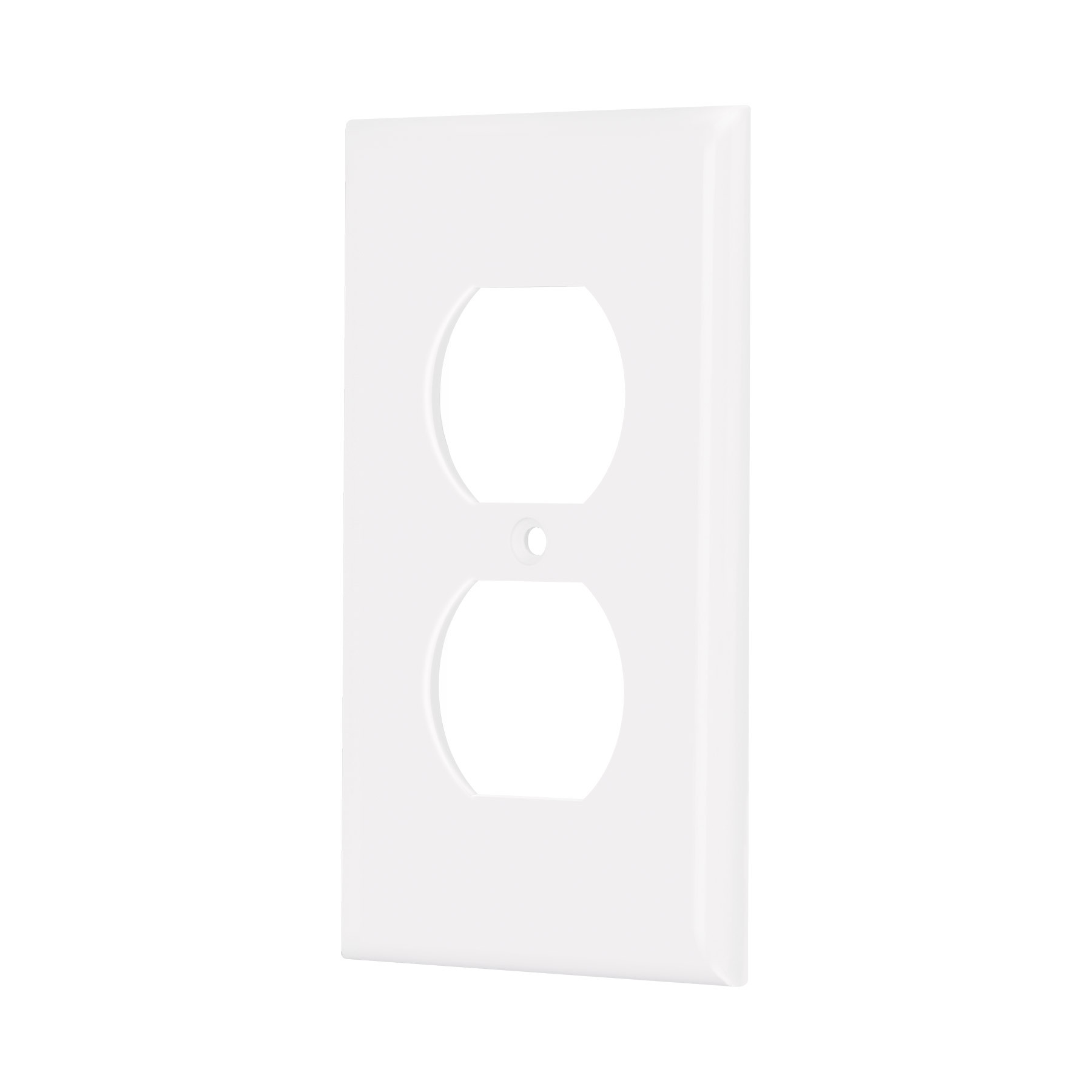 Placa de ABS dúplex, Standard, blanco VOLTECK