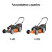 Ensamble de rueda y llanta trasera,12", TRUPER