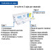 Calentador solar de agua, 15 tubos, 185 L, 5 personas, FOSET