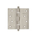 Bisagra cuadrada 4" acero inox, cabeza redonda, HERMEX