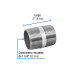 Niple de acero galvanizado 1-1/4 x 2", FOSET