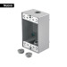 Condulet rectangular 1/2" tipo FS de 3 salidas, VOLTECK