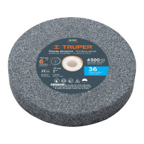 Rueda abrasiva p/esmeril 6"x25mm, óxido aluminio, grano 36