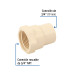 Conector hembra de CPVC 3/4", FOSET
