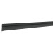 Guardapolvo fijo de 100 cm, negro, HERMEX