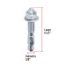 Bolsa con 2 taquetes arpón 5/8" x 4-1/2", FIERO