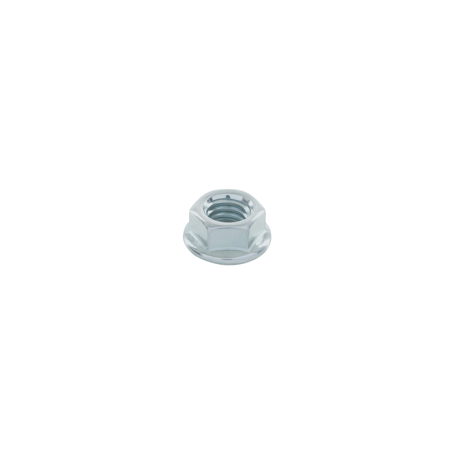 Bolsa con 50 tuercas flange, 3/8", acero galvanizado, FIERO