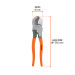 Pinza cortador multicable 10", TRUPER