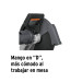 Tronzadora / cortadora de metales 14", mango en "D", 2200 W