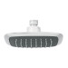 Regadera cuadrada 6", ABS, sin brazo, cromo, AERO