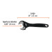 Llave ajustable (perico) 8" profesional pavonada, EXPERT