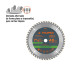 Disco sierra 7-1/4" multimaterial, 48 dientes centro 5/8"