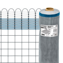 Rollo de 30 m x 0.6 m de malla mosquitera plástica gris