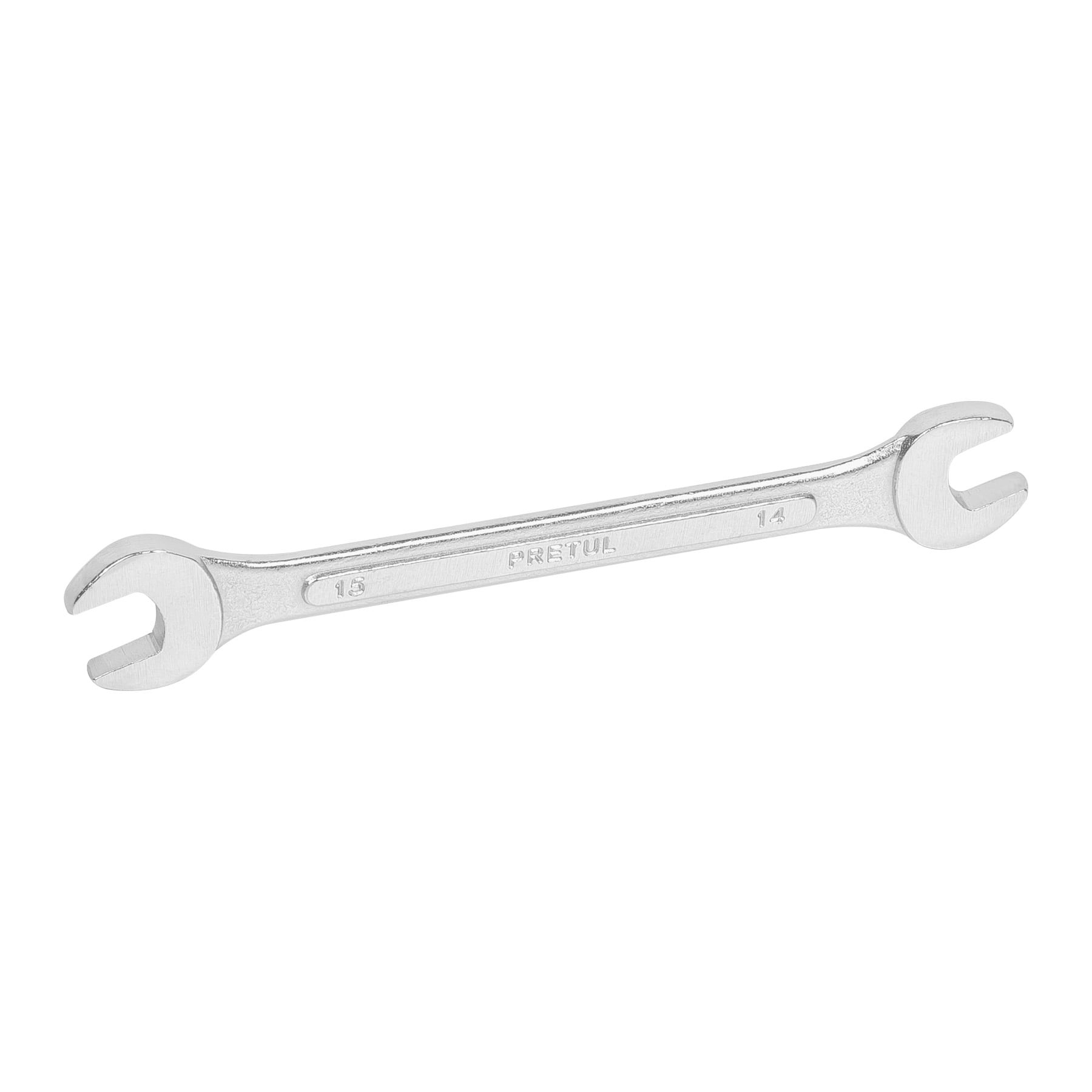 Llave española 14 x 15 mm x 185 mm de largo, PRETUL