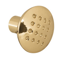 Perilla metálica estilo "Contempo", latón brillante, HERMEX