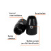 Dado cuadro 1/2" de impacto 6 puntas de 13 mm, TRUPER