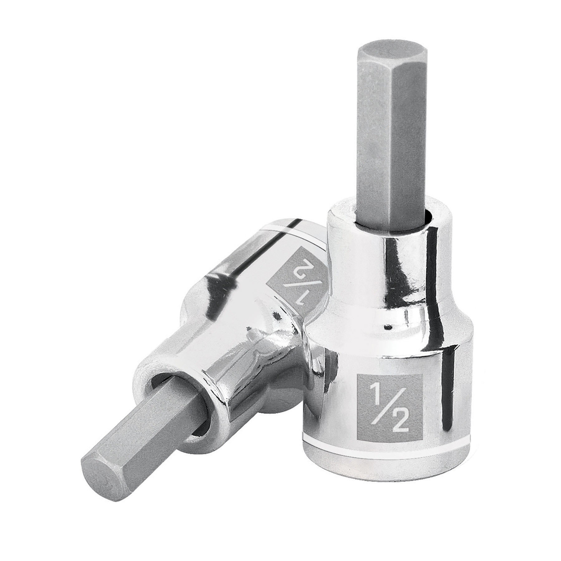 Dado punta hexagonal de 1/2", cuadro 1/2", TRUPER