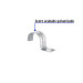 Bolsa c/5 abrazaderas tipo uña 1-1/2" p/tubo pared delgada