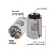 Dado de 3/4", 6 puntas, cuadro 1/2", TRUPER