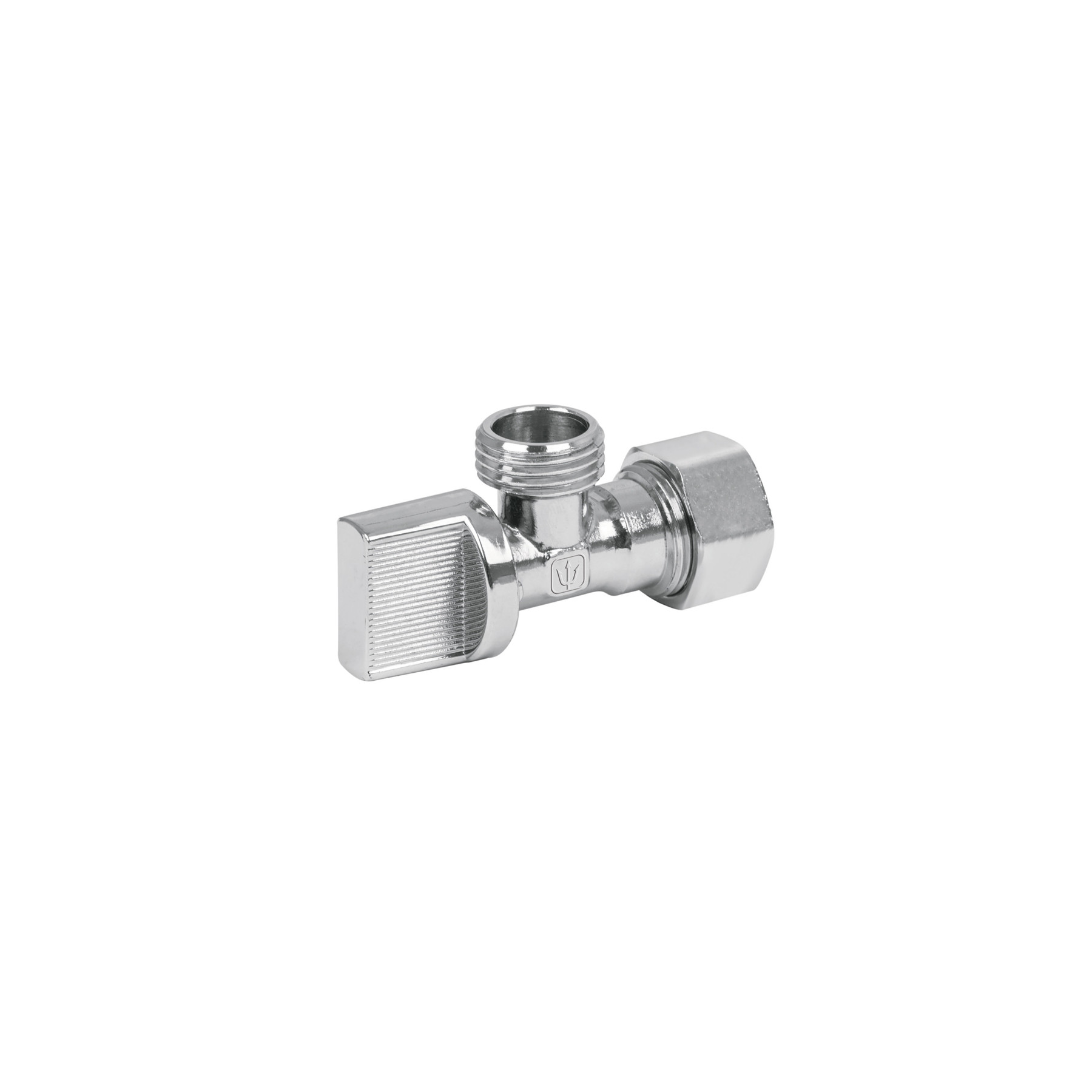 Llave angular 1/2" para CPVC, 1/4 vuelta, barrilito, FOSET