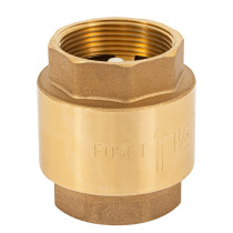 Válvula de retención de latón 1-1/2", FOSET