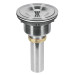 Contracanasta 3-1/2" inox, cuerpo profundo,con tapa, RIVIERA
