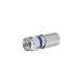Bolsa con 2 conectores coaxiales RG 6 de compresión, VOLTECK