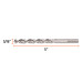 Broca HSS 5/16" Trusilver para metal, Truper