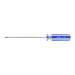 Desarmador de cruz 1/8" x 4" mango de PVC, PRETUL