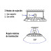 Luminario LED High Bay 200 W 6500 K, VOLTECK