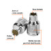Dado de 7 mm, 12 puntas, cuadro 3/8", TRUPER