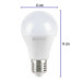 Pack 4 focos LED 9W (60W) A19, 3000K blanca cálida, 800 lm