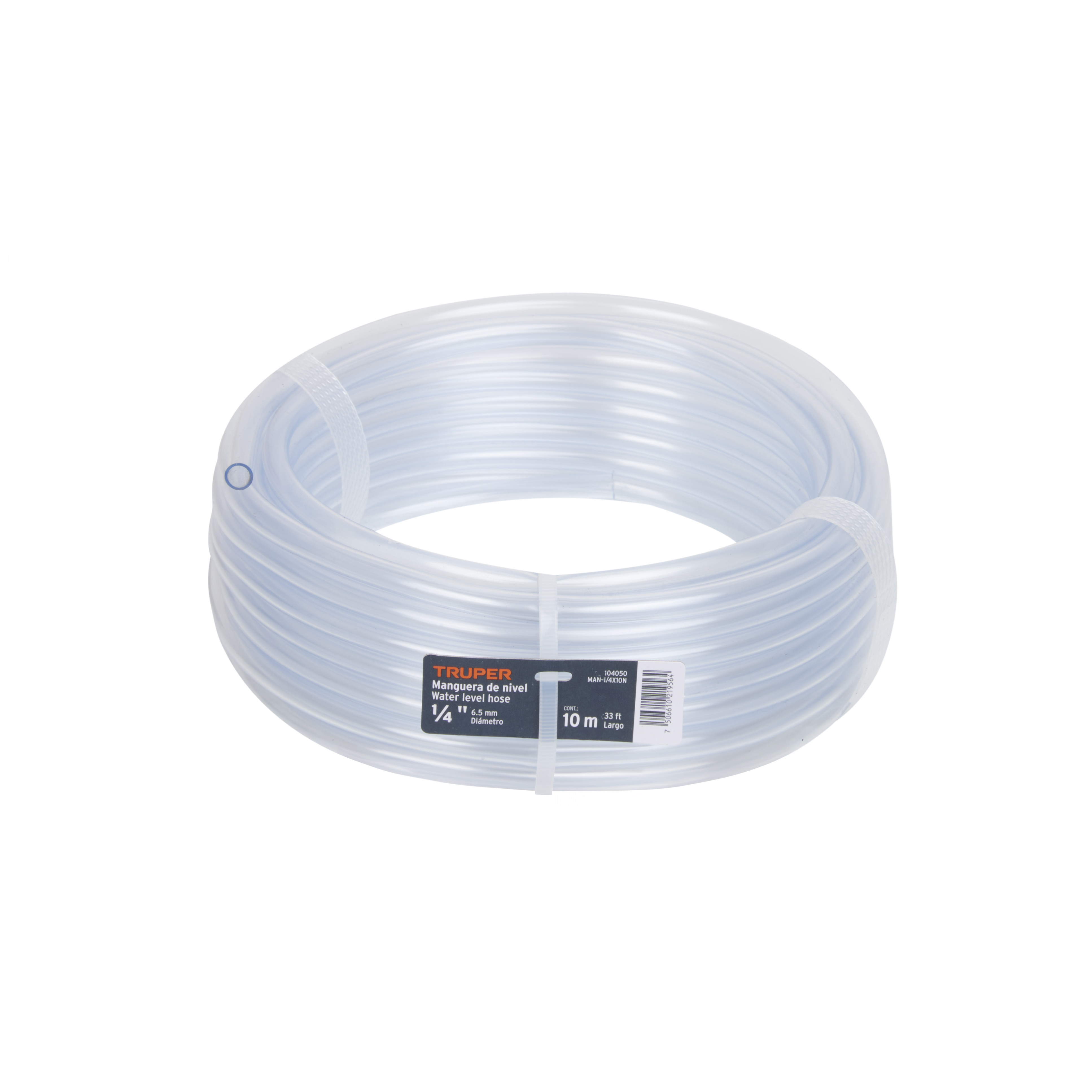 Manguera de Nivel, 1/4", rollo de 10m, TRUPER
