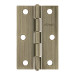 Bisagra rectangular 2-1/2 x 1-5/8", latón antiguo, HERMEX