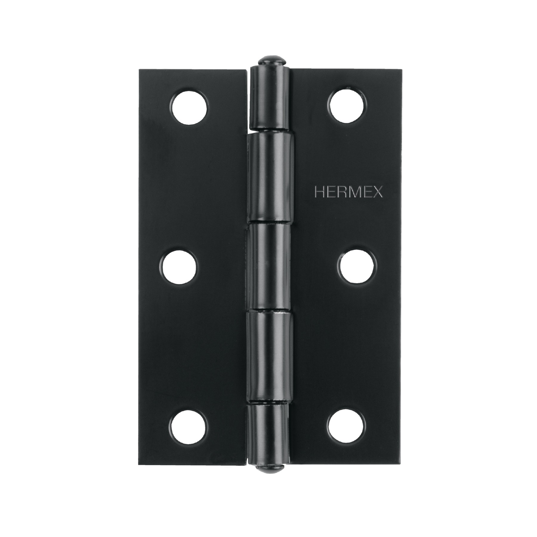 Bisagra rectangular 3-1/2" negra, Hermex
