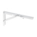 Ménsula plegable de acero blanca 6" x 12", FIERO