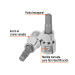 Dado punta hexagonal de 7 mm, cuadro 3/8", TRUPER