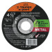 Disco Tipo 42 de 4-1/2" x 3.2 mm corte metal, TRUPER EXPERT