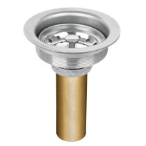 Contracanasta 3-1/2" inox, tubo latón, FOSET