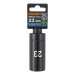 Dado largo impacto de 23 mm, 6 puntas, cuadro 1/2", TRUPER
