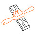Escochebre curvo 9", TRUPER