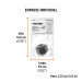 Collet de 1/4" para ROUI-20A, TRUPER