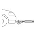 Cuerda con ganchos para remolque, 27 mm x 4.5 m, TRUPER
