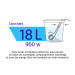 Calentador de inmersión para agua #5 (18 L), 900 W, VOLTECK