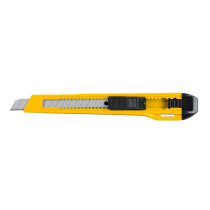 Cutter 9 mm plástico, PRETUL