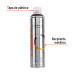 Pintura en aerosol, negro mate, bote esbelto, 400 ml